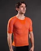 Megmeister Base Layer Short Sleeved S/M oranje