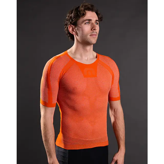 Megmeister Base Layer Short Sleeved S/M oranje