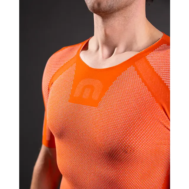 Megmeister Base Layer Short Sleeved S/M oranje