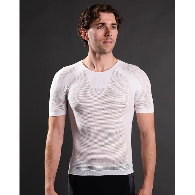 Megmeister Base Layer Short Sleeved L/XL wit Megmeister Base Layer Short Sleeved L/XL wit