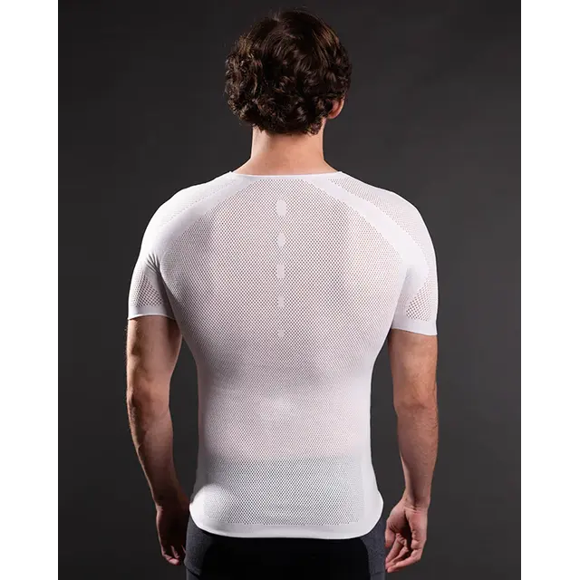 Megmeister Base Layer Short Sleeved L/XL wit Megmeister Base Layer Short Sleeved L/XL wit