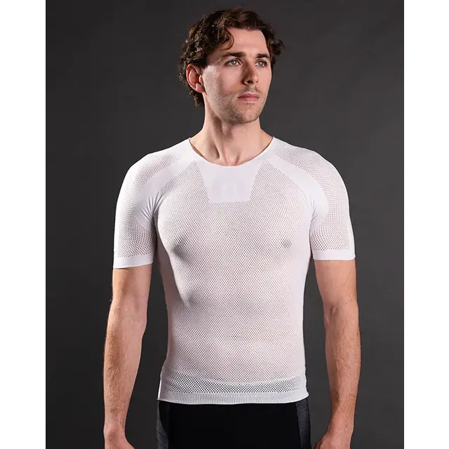 Megmeister Base Layer Short Sleeved S/M wit Megmeister Base Layer Short Sleeved S/M wit