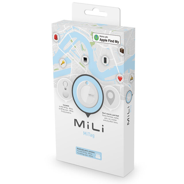 MiLi MiTag iOS FindMy - Bluetooth Tracker wit MiLi MiTag iOS FindMy - Bluetooth Tracker wit