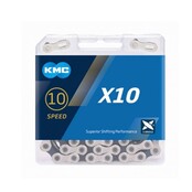 KMC X10 Ketting Zilver/Zwart