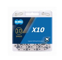 KMC X10 Ketting Zilver/Zwart