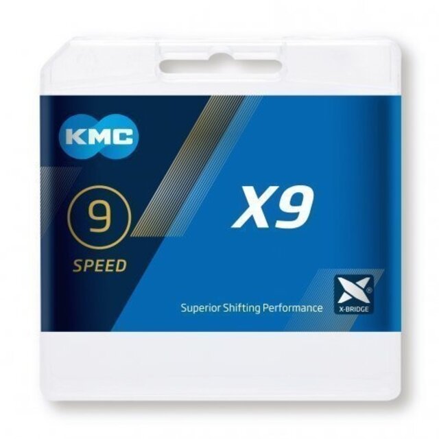 Ketting KMC X9 - 9 speed - 114 schakels Ketting KMC X9 - 9 speed - 114 schakels