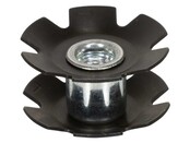 Elvedes Standard Steel Star Nut 1⅛ Inch Metal Tube Elvedes Standard Steel Star Nut 1⅛ Inch Metal Tube