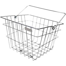 Steco draadmand vintage staal chroom