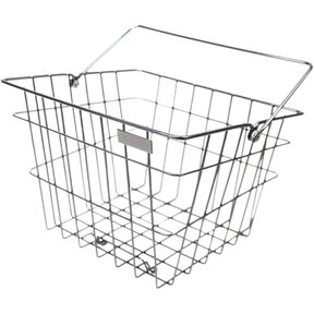 Steco draadmand vintage staal chroom