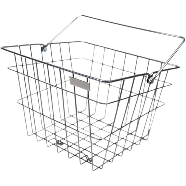 Steco draadmand vintage staal chroom