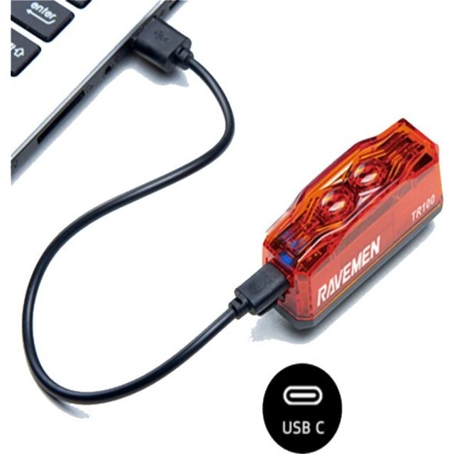 Ravemen TR100 fiets achterlicht – 100 lumen Ravemen TR100 fiets achterlicht – 100 lumen