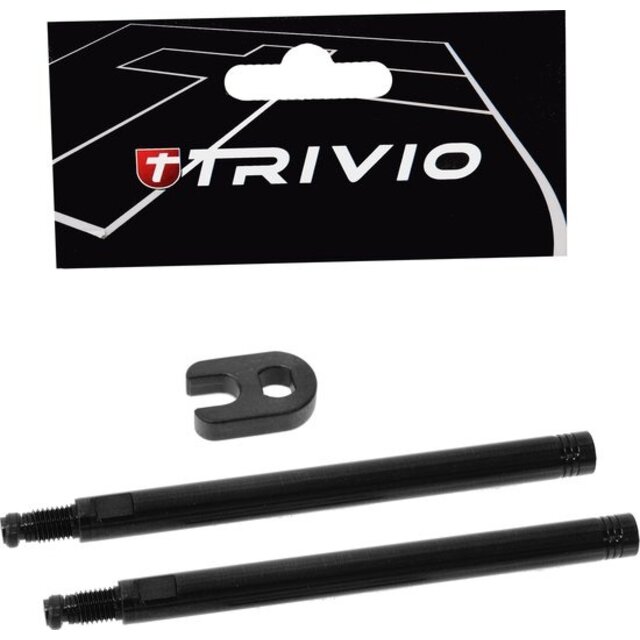 Trivio - Ventielverlenger Set Zwart Trivio - Ventielverlenger Set Zwart