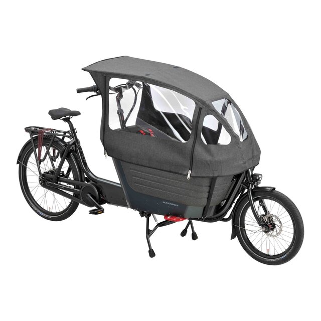 Winora / Batavus regenhoes + zitkussen bakfiets - combi deal Winora / Batavus regenhoes + zitkussen bakfiets - combi deal