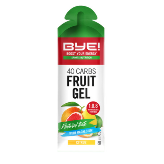 40 Carbs Fruit gel 60 ml Citrus (Nieuw)