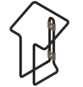 Steco Houder Voor Acculader Wandmontage Steco Houder Voor Acculader Wandmontage