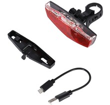 Achterlicht USB Led met Standlicht 50/80mm