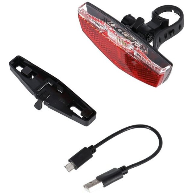 Achterlicht USB Led met Standlicht 50/80mm Achterlicht USB Led met Standlicht 50/80mm