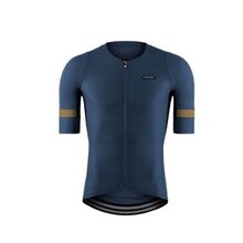 Fietsshirt Mendi Petrol/Lichtbruin S