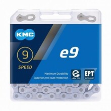 KMC E9 EPT Fietsketting 136 schakels Zilver