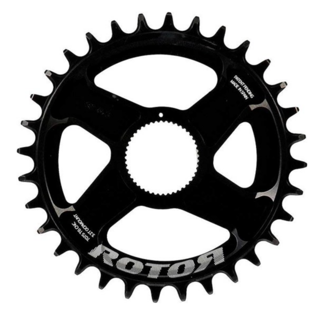 Rotor Round Direct Mount Ring Kettingblad Zwart 34t Rotor Round Direct Mount Ring Kettingblad Zwart 34t