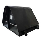 Dubbele fietstas XXL Zwart - incl. midden uitsparing Dubbele fietstas XXL Zwart - incl. midden uitsparing