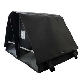 Dubbele fietstas XXL Zwart - incl. midden uitsparing