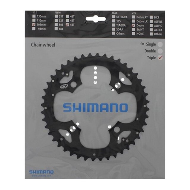 Hoogwaardig kettingblad voor Shimano Deore FC-M530 cranksets. Hoogwaardig kettingblad voor Shimano Deore FC-M530 cranksets.