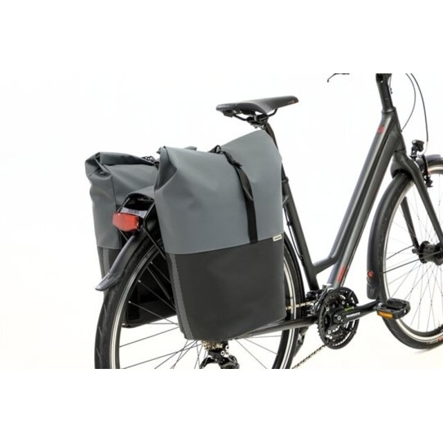 Newlooxs fietstas Nyborg Double: 30x17x37cm(2x) Newlooxs fietstas Nyborg Double: 30x17x37cm(2x)