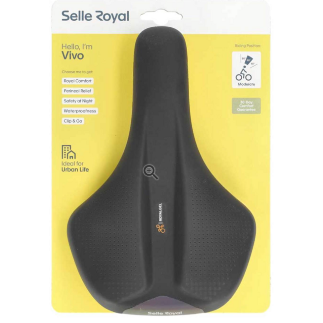 Zadel Selle Royal Vivo - Zithouding: Moderate 60° - Licht gebogen Zadel Selle Royal Vivo - Zithouding: Moderate 60° - Licht gebogen