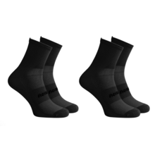 Rogelli Essential 2-pack Fietssokken Zwart