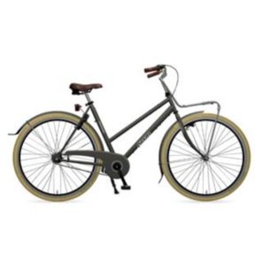 Azor Schoolfiets Heren Grijs 2025