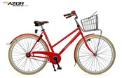 Azor City frame Dames Rood 55cm 2023 Azor City frame Dames Rood 55cm 2023