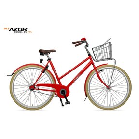 Azor City frame Dames Rood 55cm 2023