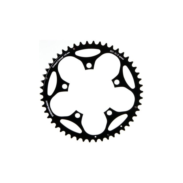 Stronglight kettingblad S Race Dural (steek 110mm) 50T 9/10v zwart