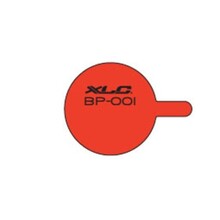 Remblok XLC Promax BP-O01 Disc Organic Oranje Set a 2 Stuks