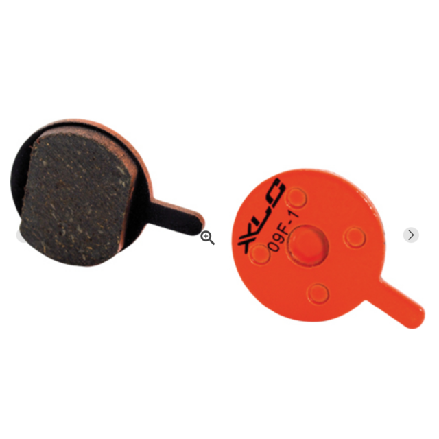 Remblok XLC Promax BP-O01 Disc Organic Oranje Set a 2 Stuks Remblok XLC Promax BP-O01 Disc Organic Oranje Set a 2 Stuks