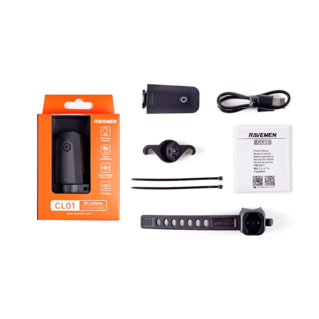 Ravemen CL01 Fietslamp - 30 lumens