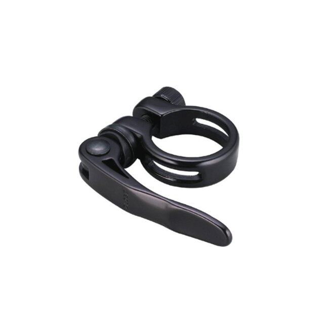 Union zadelpenklem met snelspanner 28.6 zwart