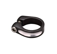 Union zadelpenklem 28.6mm alu zwart