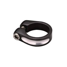 Union zadelpenklem 28.6mm alu zwart