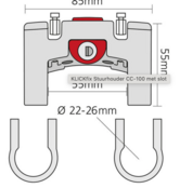KLICKfix Stuurhouder CC-100 met slot