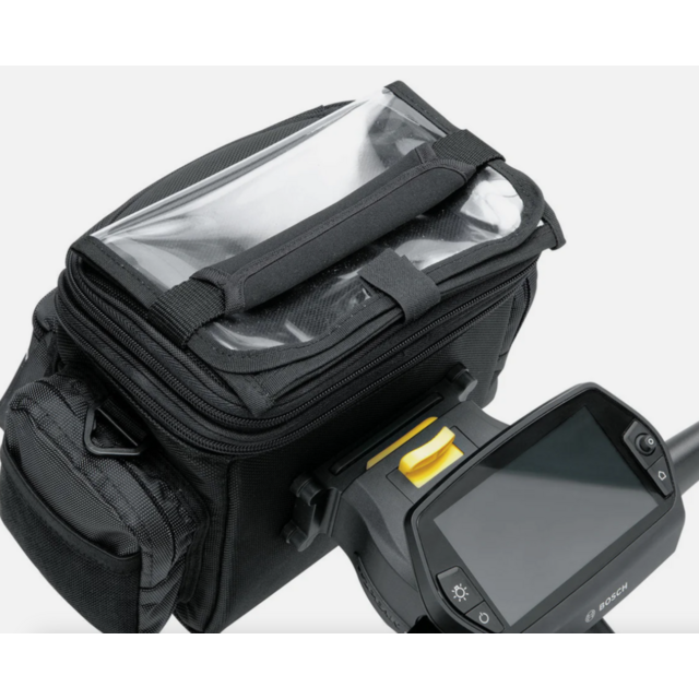 Topeak stuurbeugeldrager voor eBikes met display.