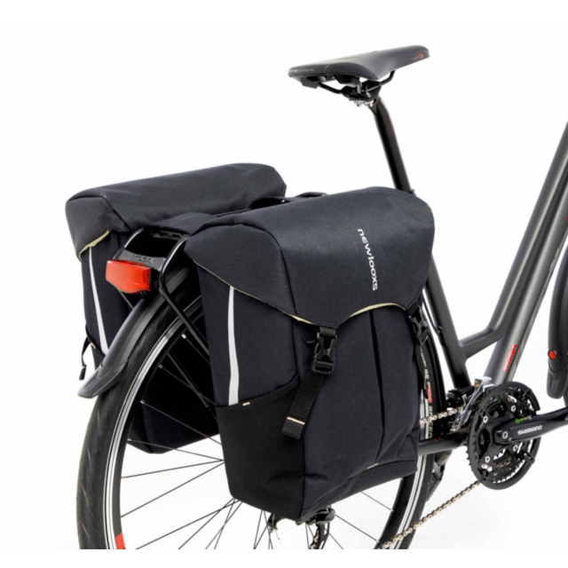 New Looxs Dubbele fietstas Sports Double 40L Zwart