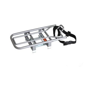 Steco Universele opzetdrager - E-bike - Zilver - 32x16x5 cm - Max. 35 kg - Inclusief montageset