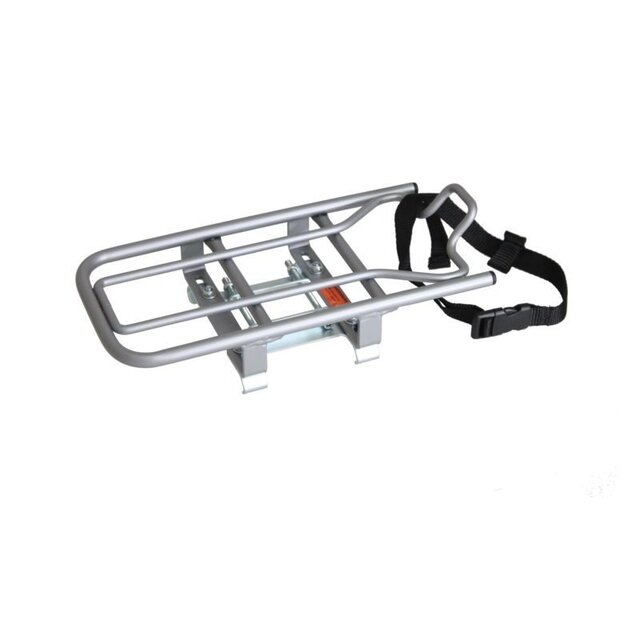 Steco Universele opzetdrager - E-bike - Zilver - 32x16x5 cm - Max. 35 kg - Inclusief montageset
