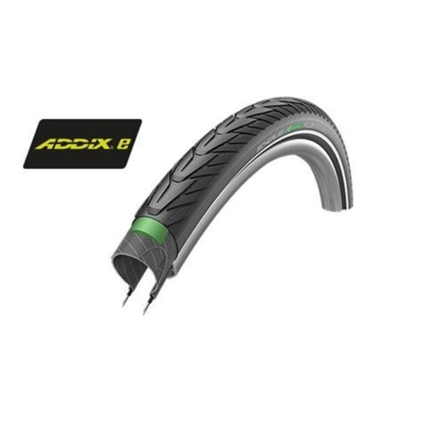 Buitenband 28" Schwalbe Energizer Plus ADDIX E GreenGuard 37-622 Zwart