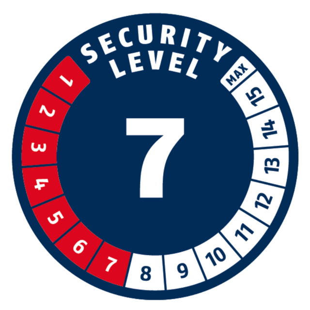 ABUS Kettingslot Yarnit 4004K/85 Black