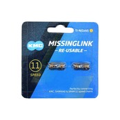 KMC 11R Ti-N Missing Link kettingschakel 2-set Shimano/SRAM/KMC 11-speed goud