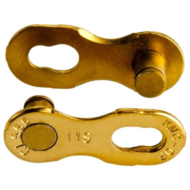 KMC 11R Ti-N Missing Link kettingschakel 2-set Shimano/SRAM/KMC 11-speed goud