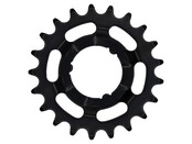 KETTINGWIEL FIETS KMC 21T DOORGEZET 3/32" SH ZW